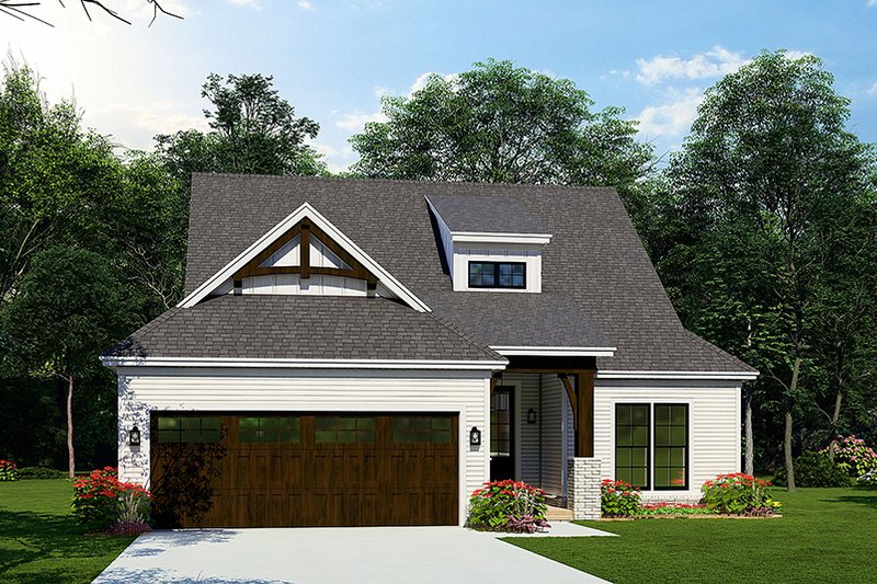Architectural House Design - Cottage Exterior - Front Elevation Plan #923-251