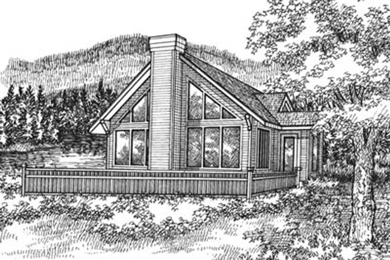 House Plan - 3 Beds 2 Baths 1451 Sq/Ft Plan #50-120 - Houseplans.com