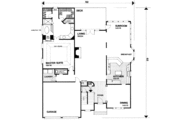 European Style House Plan - 4 Beds 3.5 Baths 3358 Sq/Ft Plan #56-216 