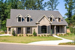 Country Exterior - Front Elevation Plan #17-1101