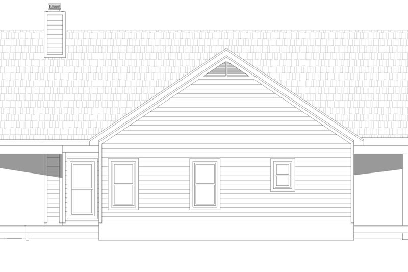 Home Plan - Exterior - Other Elevation for Country House Plan #932-460 - 2 bed, 2.5 bath