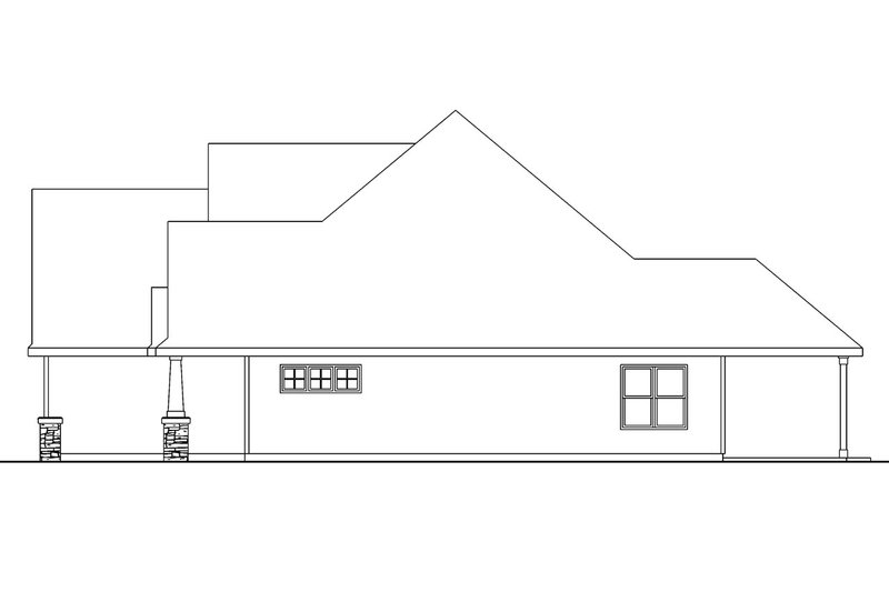 Home Plan - Exterior - Other Elevation 1 for Craftsman House Plan #124-560 - 3 bed, 2.5 bath