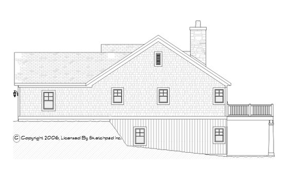 Exterior - Other Elevation 1 for Farmhouse House Plan #901-88 - 3 bed, 3 bath