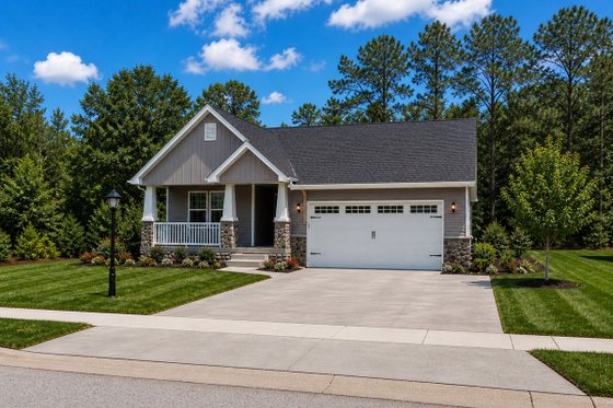 Exterior - Front Elevation 3 for Craftsman House Plan #20-2543 - 3 bed, 2 bath