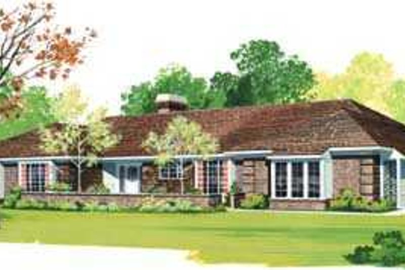 Home Plan - Traditional Exterior - Front Elevation Plan #72-157