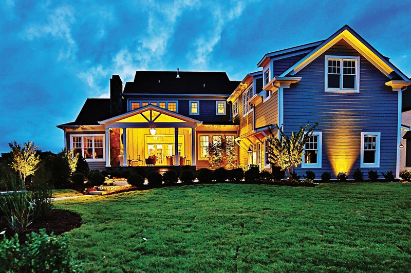 Dream House Plan - Exterior - Rear Elevation 1 for Craftsman House Plan #927-5 - 4 bed, 5.5 bath
