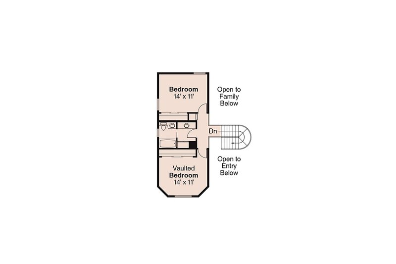 Home Plan - Floor Plan - Upper Floor for Traditional House Plan #124-160 - 3 bed, 2.5 bath