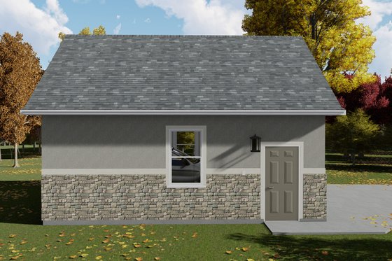Exterior - Other Elevation 1 for Traditional House Plan #1060-78, 0 bath