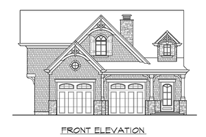 Craftsman Style House Plan - 1 Beds 1 Baths 855 Sq/Ft Plan #132-222 ...