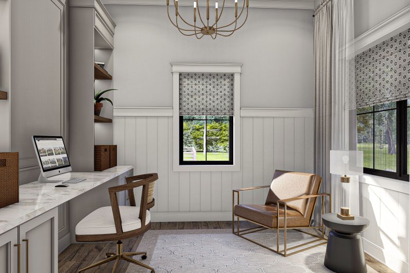 Dream House Plan - Interior - Other for Barndominium House Plan #455-552 - 1 bed, 1.5 bath