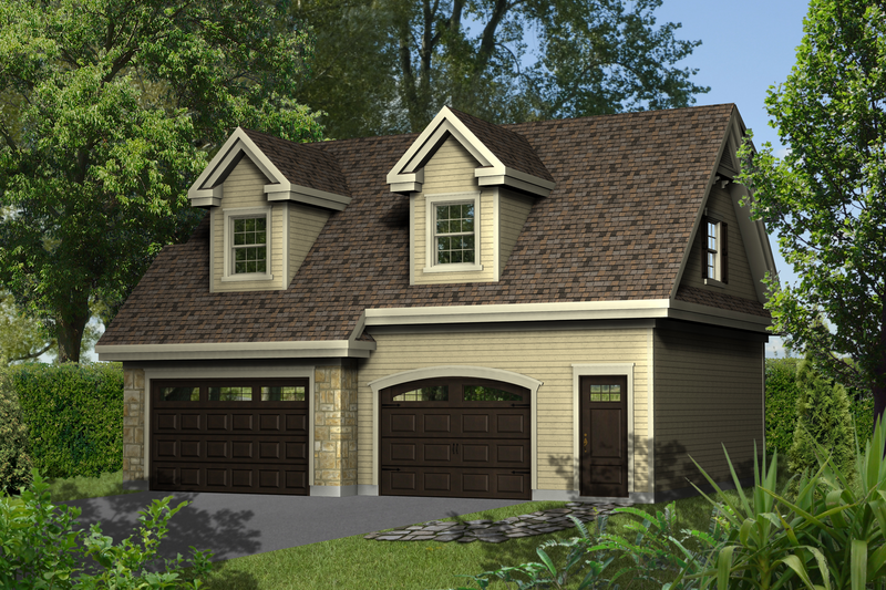 Traditional Style House Plan - 0 Beds 0 Baths 670 Sq/Ft Plan #25-4624