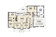 Southern Style House Plan - 3 Beds 2.5 Baths 2183 Sq/Ft Plan #36-192 