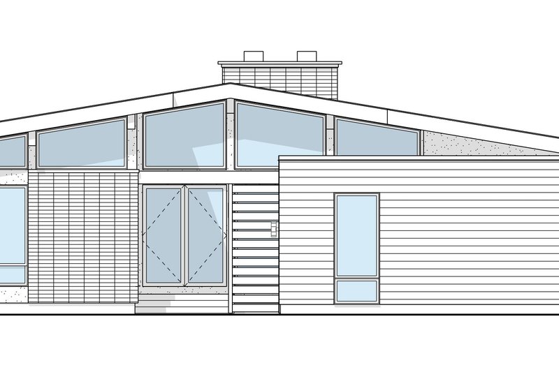 House Blueprint - Exterior - Front Elevation 6 for Bungalow House Plan #1114-69 - 3 bed, 2 bath
