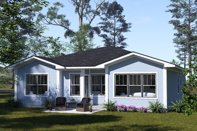 Home Plan - Exterior - Other Elevation 4 for Modern House Plan #513-2484 - 3 bed, 3 bath