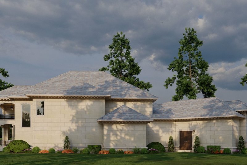 Architectural House Design - Exterior - Other Elevation 1 for European House Plan #17-3401 - 6 bed, 6 bath
