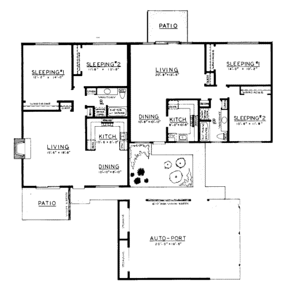 Floor Plan - Main Floor Plan #303-269