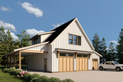 Farmhouse Style House Plan - 1 Beds 1 Baths 959 Sq/Ft Plan #1070-198 Photo 