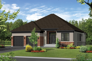 Contemporary Exterior - Front Elevation Plan #25-4543