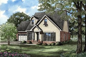 Traditional Exterior - Front Elevation Plan #17-262