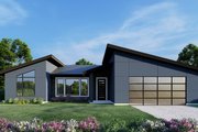 Contemporary Style House Plan - 3 Beds 2 Baths 1762 Sq/Ft Plan #112-197 