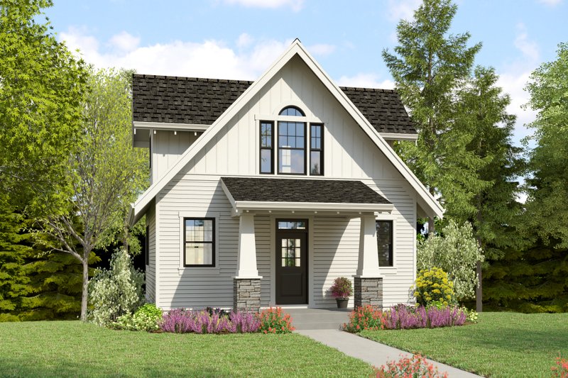 House Plan Design - Craftsman Exterior - Front Elevation Plan #48-1152