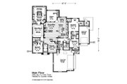 European Style House Plan - 4 Beds 3 Baths 2413 Sq/Ft Plan #310-1314 