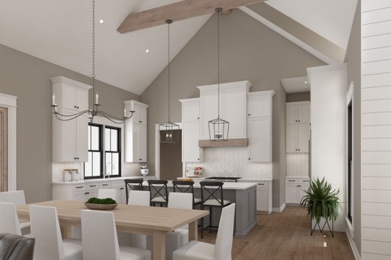 Interior - Kitchen for Farmhouse House Plan #1074-39 - 4 bed, 3.5 bath