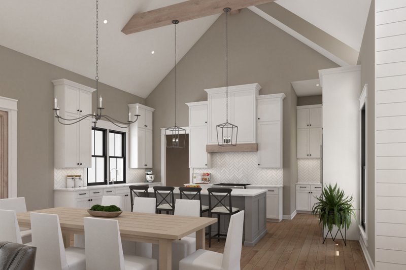 House Blueprint - Interior - Kitchen for Farmhouse House Plan #1074-39 - 4 bed, 3.5 bath