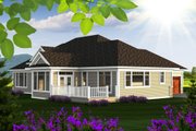Ranch Style House Plan - 2 Beds 2.5 Baths 2598 Sq/Ft Plan #70-1175 