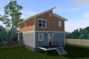 Modern Style House Plan - 3 Beds 2.5 Baths 1427 Sq/Ft Plan #79-369 Exterior 