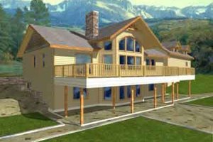 Modern Style House Plan - 4 Beds 3 Baths 3676 Sq Ft Plan #117-180 