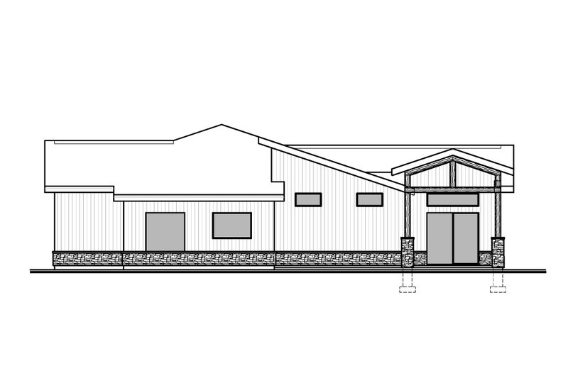 House Design - Exterior - Rear Elevation for Farmhouse House Plan #1073-52 - 4 bed, 4 bath