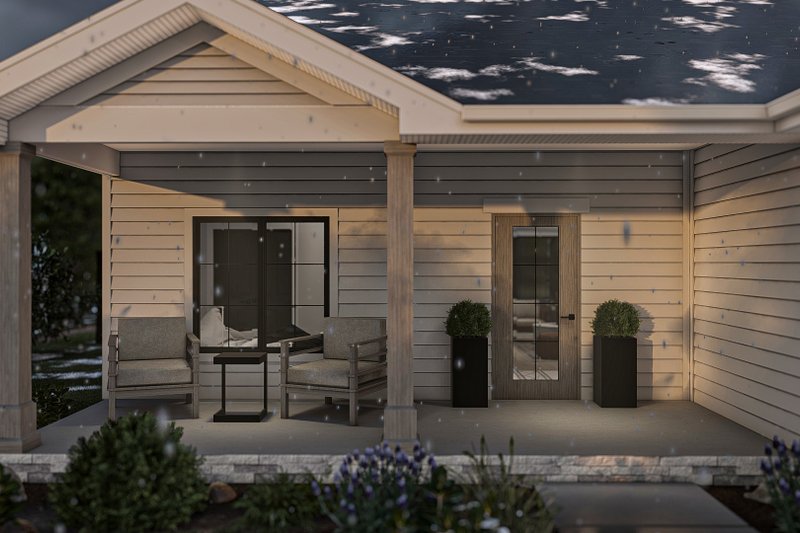 House Design - Exterior - Outdoor Living for Traditional House Plan #455-432 - 3 bed, 2 bath