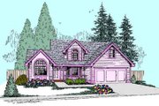 Traditional Style House Plan - 4 Beds 2.5 Baths 1941 Sq/Ft Plan #60-424 