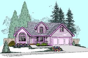 Traditional Exterior - Front Elevation Plan #60-424