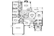 Mediterranean Style House Plan - 4 Beds 3 Baths 2381 Sq/Ft Plan #417-249 