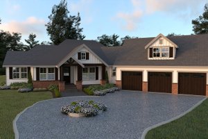 Farmhouse Exterior - Front Elevation Plan #1070-22