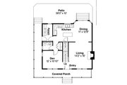 Traditional Style House Plan - 3 Beds 2.5 Baths 1733 Sq/Ft Plan #124-852 