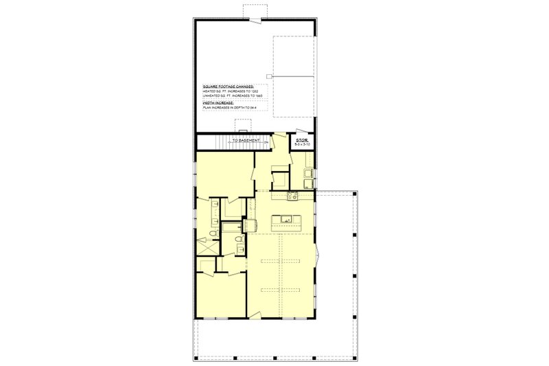 Home Plan - Floor Plan - Other Floor for Barndominium House Plan #430-347 - 2 bed, 2 bath