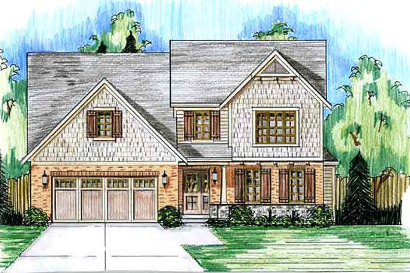 Home Plan - Traditional Exterior - Front Elevation Plan #46-495