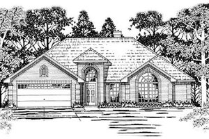 Traditional Exterior - Front Elevation Plan #42-240