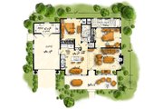 Cabin Style House Plan - 2 Beds 2 Baths 1065 Sq/Ft Plan #942-59 