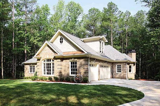 Exterior - Front Elevation 3 for Traditional House Plan #56-541 - 3 bed, 3.5 bath