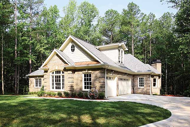 Dream House Plan - Exterior - Front Elevation 3 for Traditional House Plan #56-541 - 3 bed, 3.5 bath