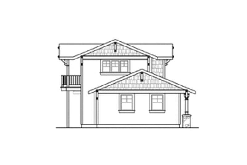 Home Plan - Exterior - Other Elevation for Craftsman House Plan #124-674 - 4 bed, 4.5 bath