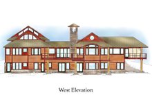 Craftsman Exterior - Rear Elevation Plan #454-14