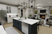 Farmhouse Style House Plan - 3 Beds 2 Baths 1717 Sq/Ft Plan #51-1404 