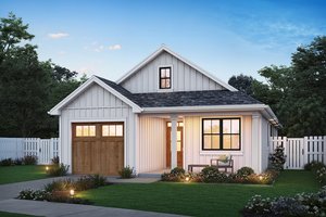 Farmhouse Exterior - Front Elevation Plan #48-1117