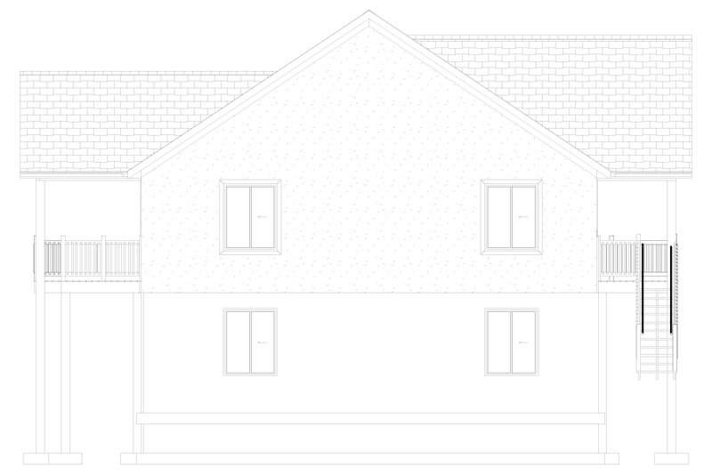 House Plan Design - Exterior - Other Elevation 1 for Traditional House Plan #1060-409 - 2 bed, 2 bath