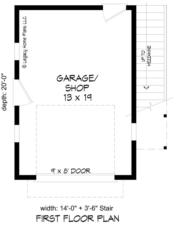 Architectural House Design - Contemporary Floor Plan - Main Floor Plan #932-639